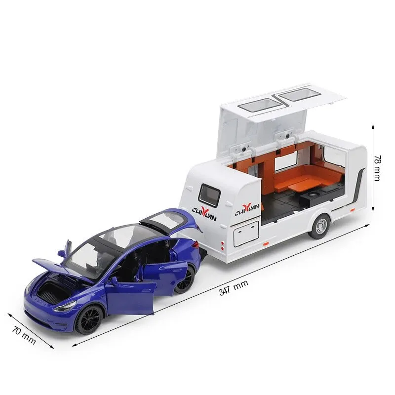 1:32 Scale Car and Caravan