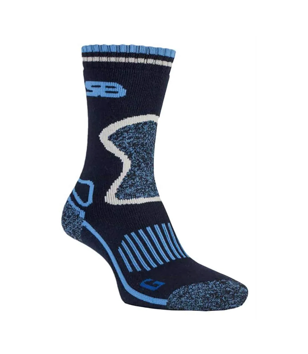 2 Pairs of Women's Reinforced Wool Hiking Socks.