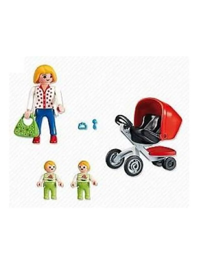 5573 Playmobil Mother with Twins and Stroller 0115 - Not Available