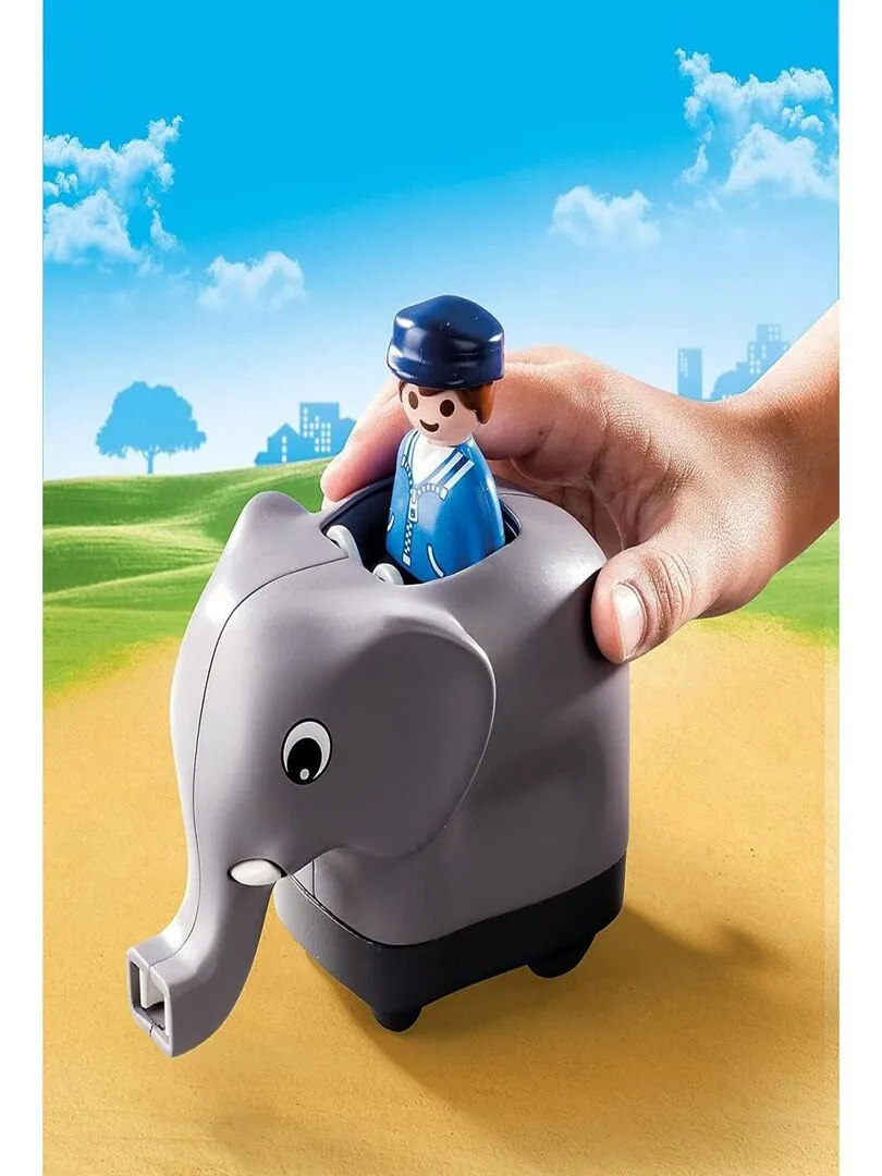 70405 Playmobil 1.2.3 Animal Train - Not Available