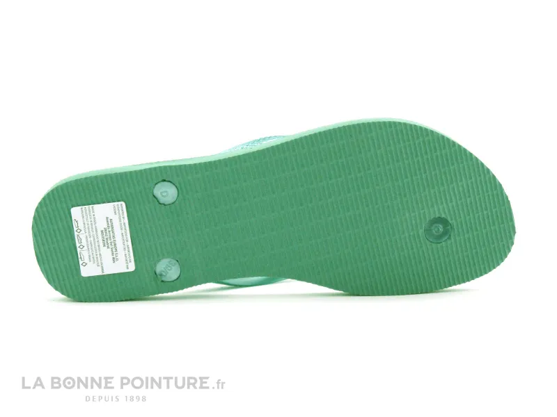 Achat chaussures Havaianas Femme Entre-doigts, vente Havaianas SLIM Verde - Tong Green Tea