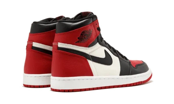 Air Jordan 1 Retro High Bred Toe - Red and Black Basketball Shoes