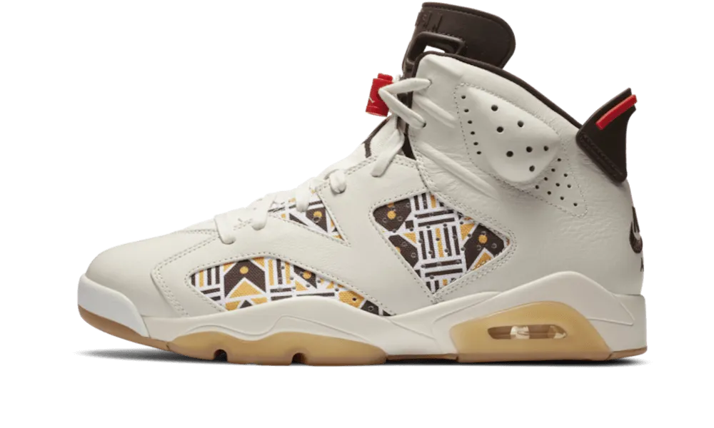 Air Jordan 6 Quai 54 Sail Brown (2020)