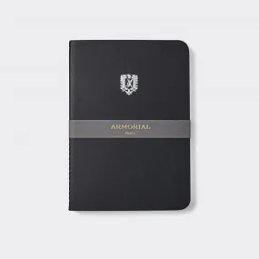 Armorial A5 Notebook - Black