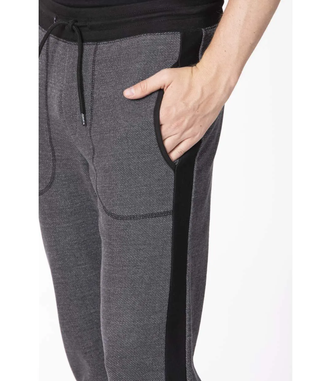 ASLAN 'Rica Lewis' textured fleece lounge pants.