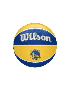 Ballon de basket Wilson NBA Team Tribute Warriors Yellow