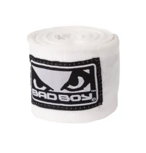 Bad Boy Boxing Wraps - 4.5 Meters - White/Black