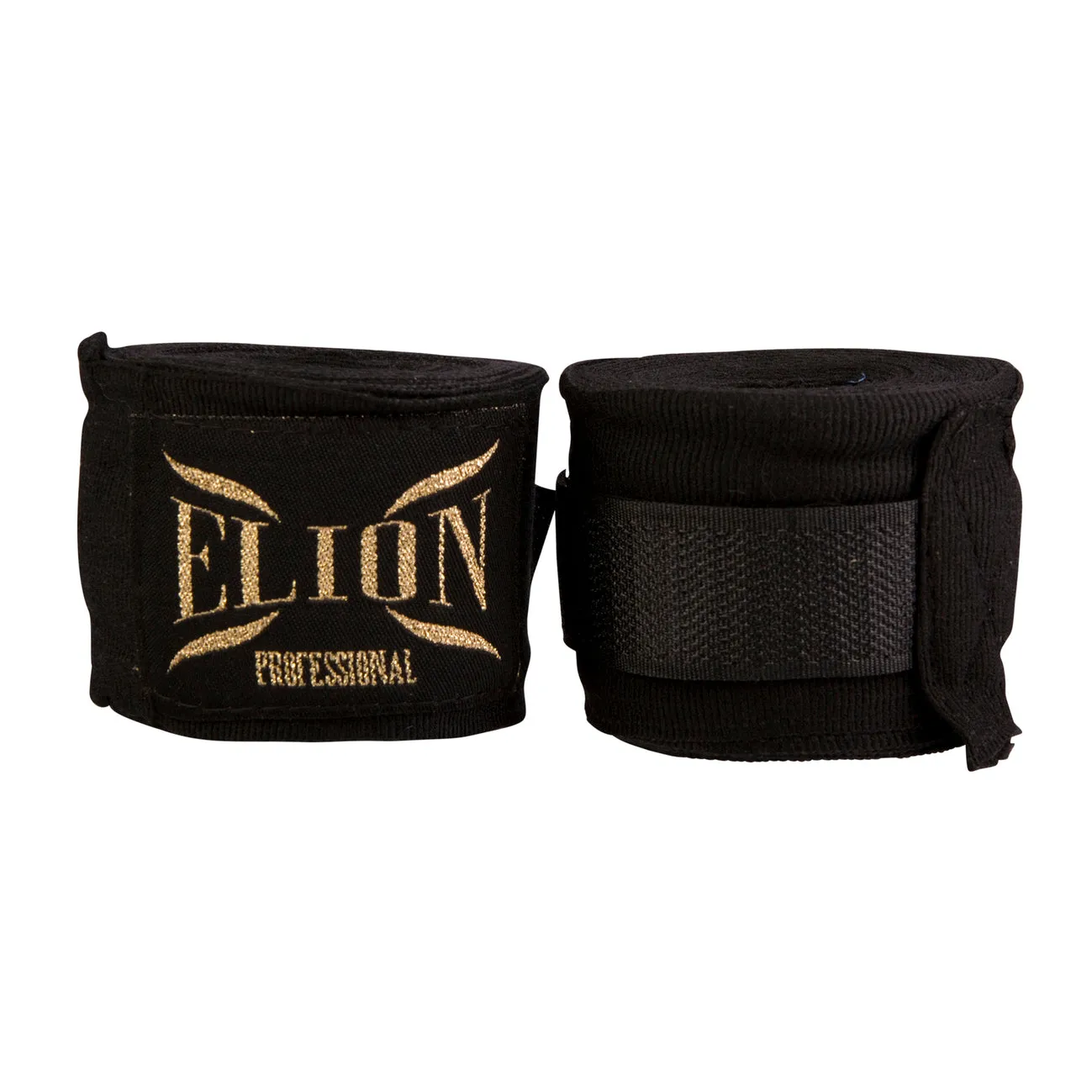 Bandages de boxe Pro Elion - 4,5 mètres - Noir