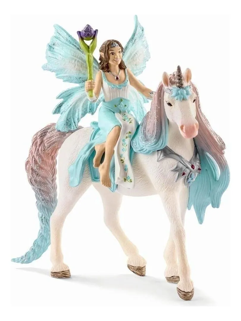 Bayala Figurine: Fairy Eyela with Princess Unicorn - N/A