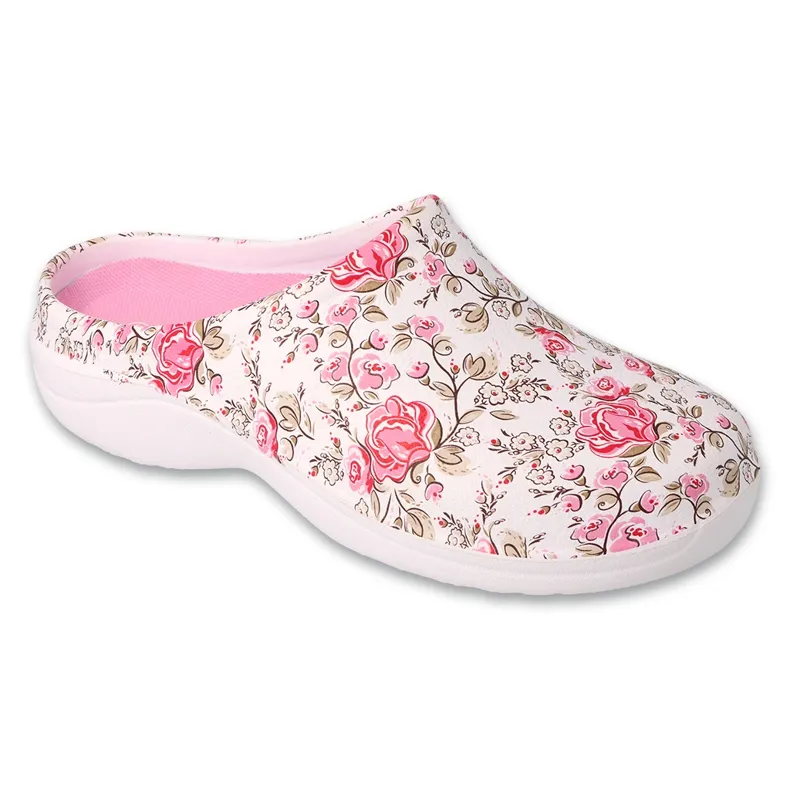 Befado women's shoes - white flower 1 154D104.