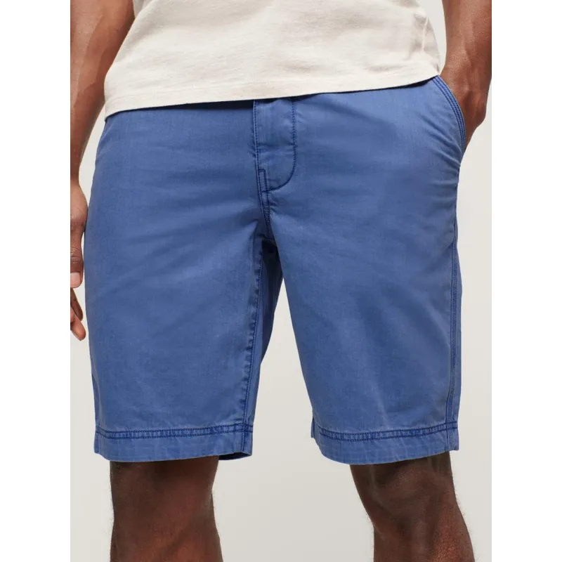 Blend Men's Light Blue Washed Denim Shorts - wimod