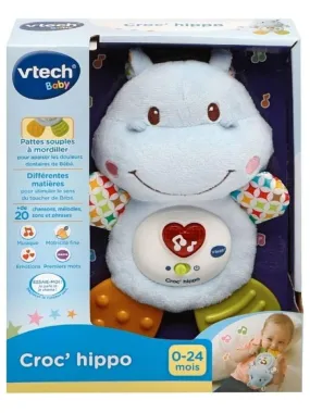 Blue Croc Hippo Musical Rattle - Not Available