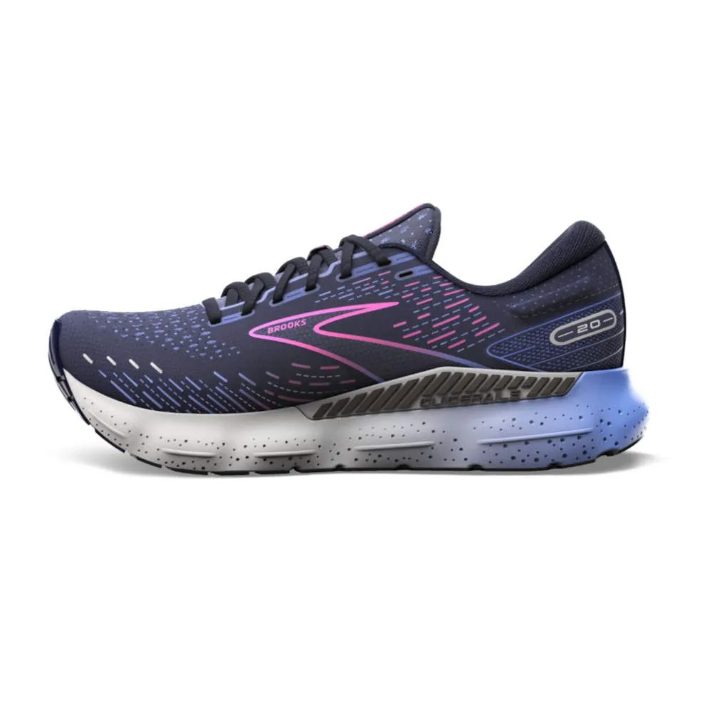 Brooks Women's Running Shoes | Brooks Glycerin GTS 20 Peacoat/Blue/Pink - 1203701B460