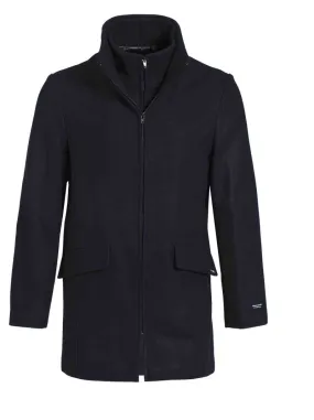 CALAIS men's 3/4 wool waterproof Loden Coat Navy Size 42