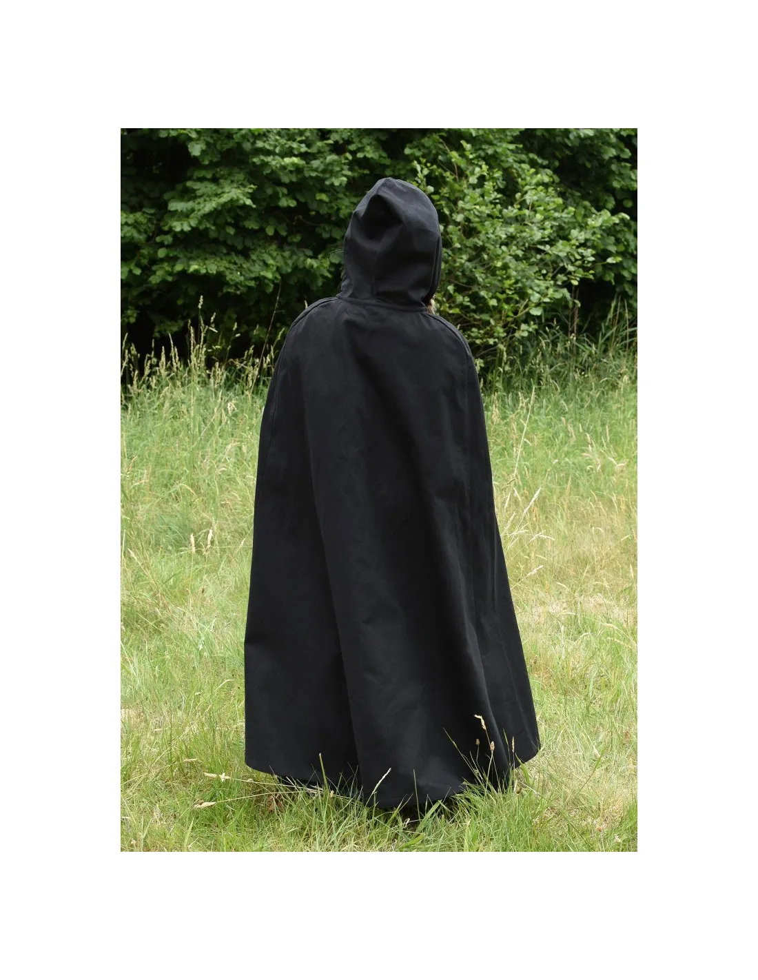 Cape médiévale pour enfants, noire ⚔️ Boutique Épées