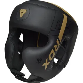 Boxing Helmet F6 KARA RDX - Black/Gold