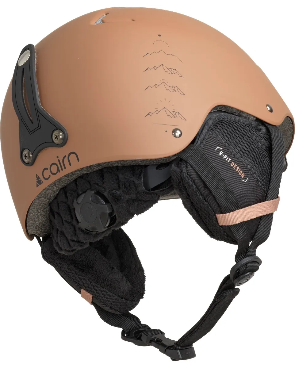 Unisex Brown COSMIC Ski Helmet