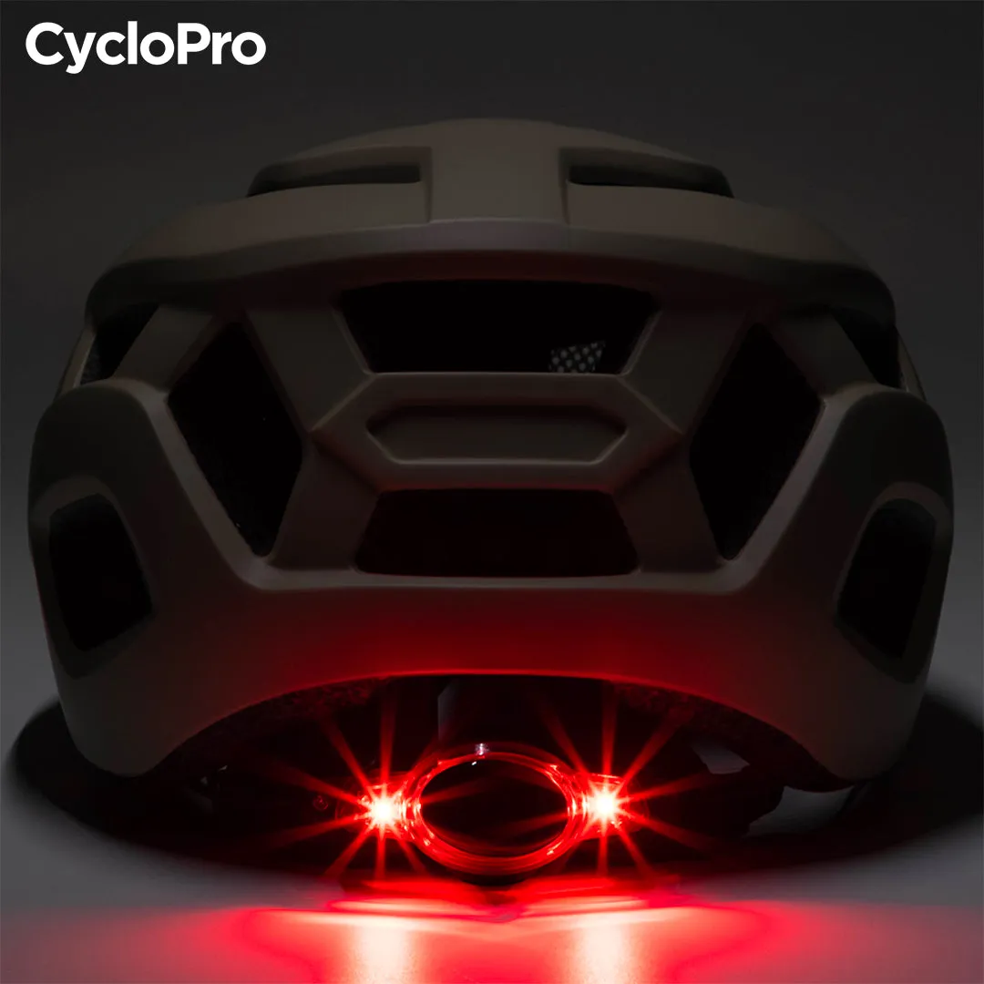 White Road Bike Helmet - Lighty