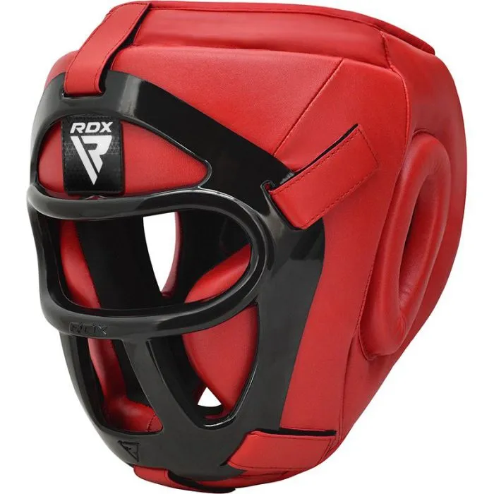 Casque à grille RDX Sports Zero impact - Noir/Rouge