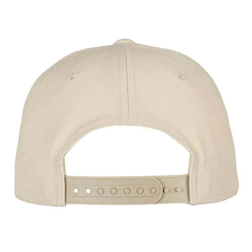 Customizable 5-Panel Wool Cap in Tan - AMG Pro