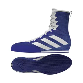 Adidas Box Hog IV Boxing Shoes - Blue/White