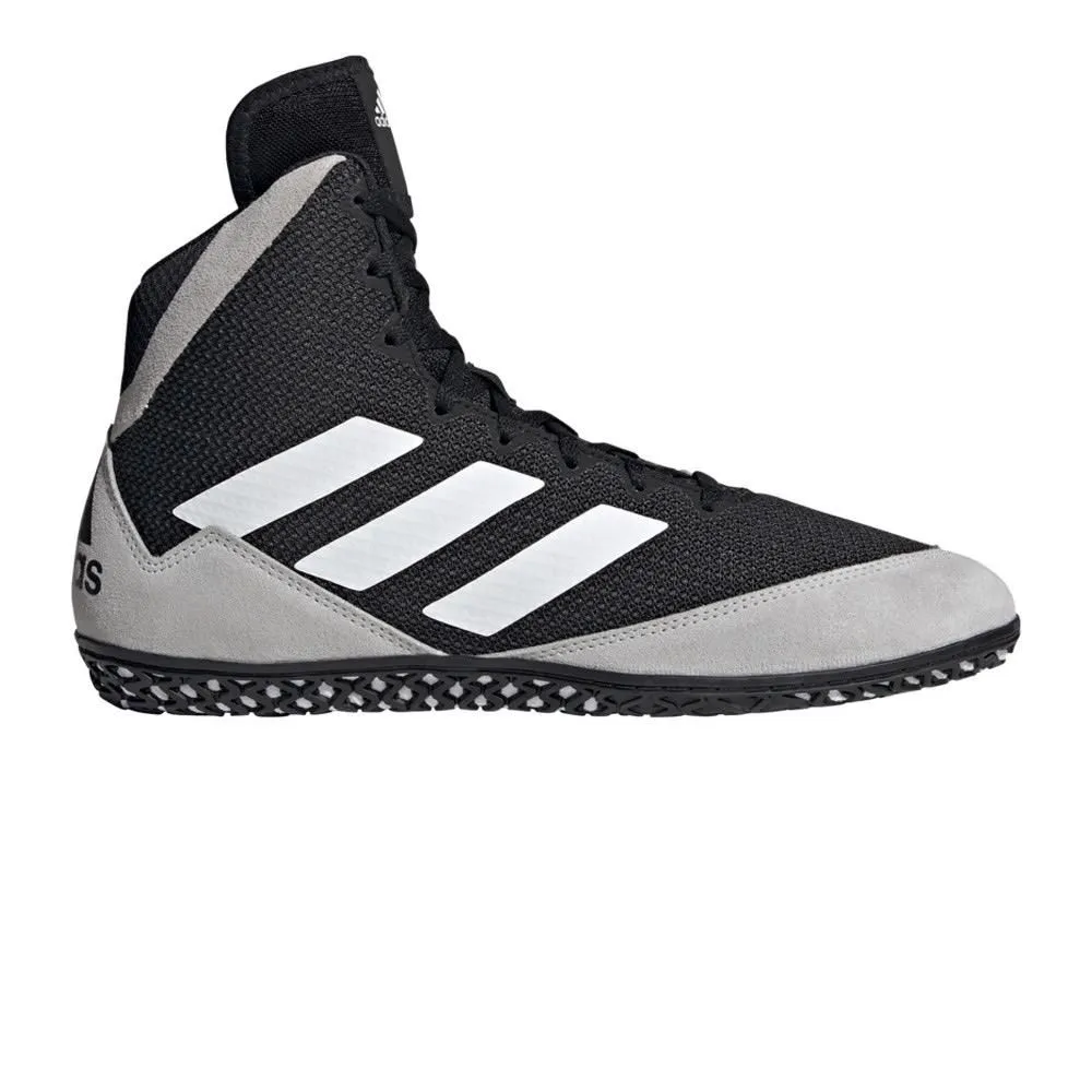 Chaussures De Lutte Adidas Mat Wizard 5 - Noir/Blanc