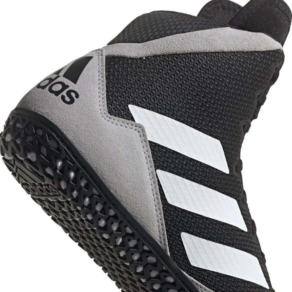 Chaussures De Lutte Adidas Mat Wizard 5 - Noir/Blanc