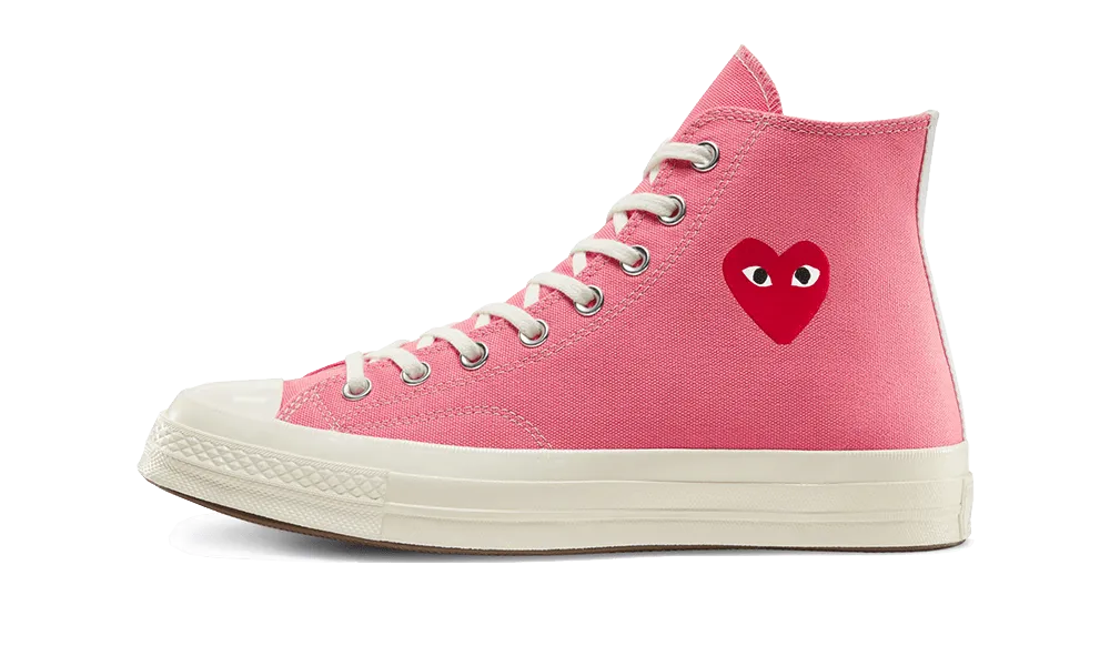 Chuck Taylor All-Star 70s Hi CDG PLAY Bright Pink