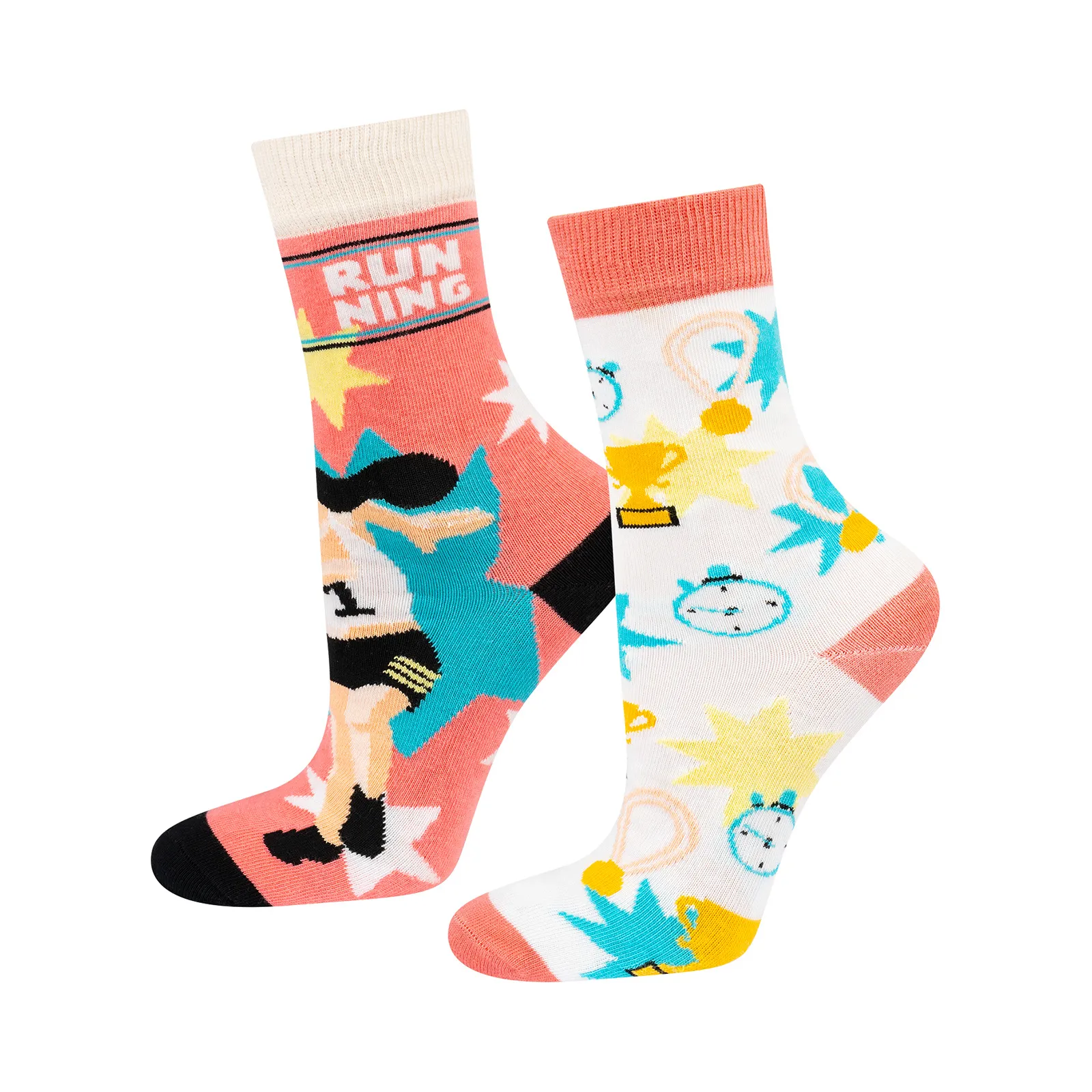 Colorful women's athletic socks SOXO.