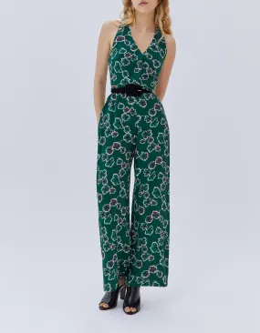 Green floral print women's maxi pant suit - Search result: Women's Green Floral Print Maxi Pant Suit