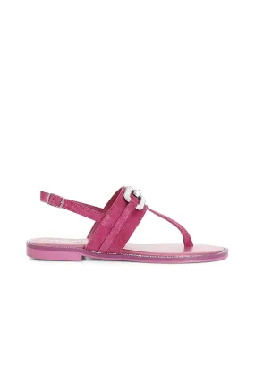 daim tongs accessoire hot pink bijoux - CafèNoir