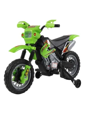 Electric Kids' 6V Dirt Bike - Green