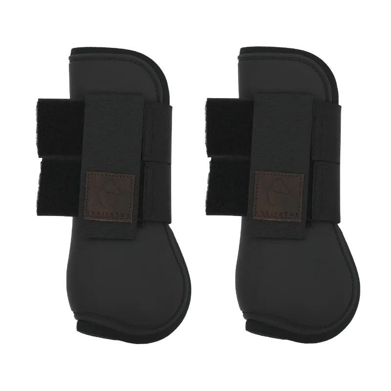 Equithème - Protective Tendon Boots Black Set of 2