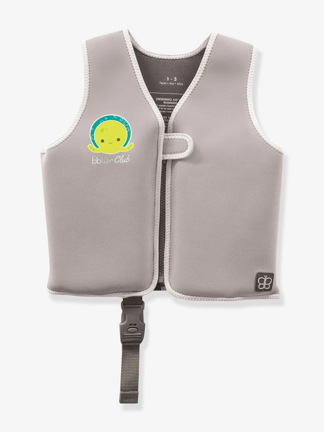 Evolutionary Gray NÄJ Neoprene Swim Vest - Bbluv