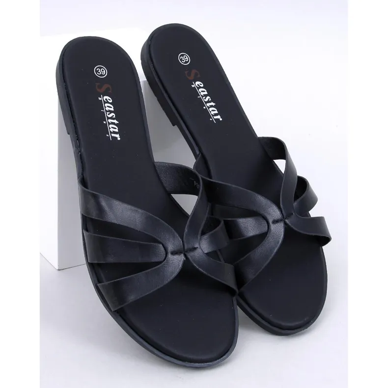 Fabrice Black Women's Elegant Slipper Shoes