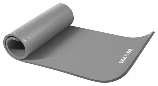 Foam Exercise Mat 190x60x15cm Gray - Yoga Pilates Home Fitness - Mat - Fast Delivery