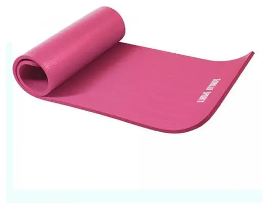 Foam Yoga Mat - Small Size 190x60x1.5cm (Home Yoga - Pilates - Workout) - Color: PINK