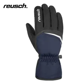 Snow King Men's Ski Gloves in Noir/Blue by Reusch