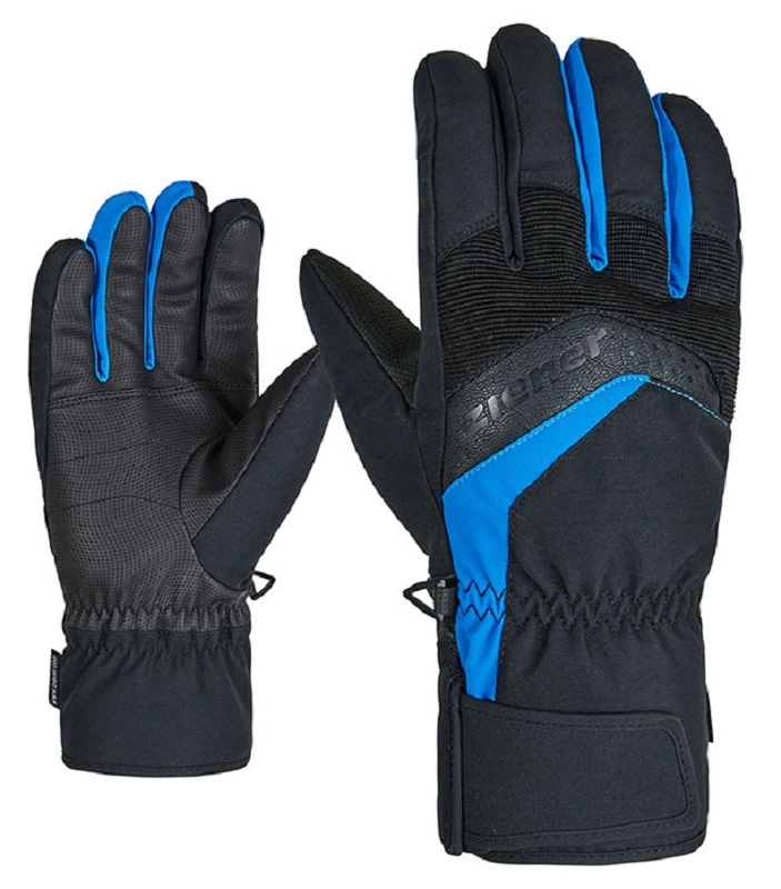 Gants Ski Ziener Gabino Homme Black/Persian Blue