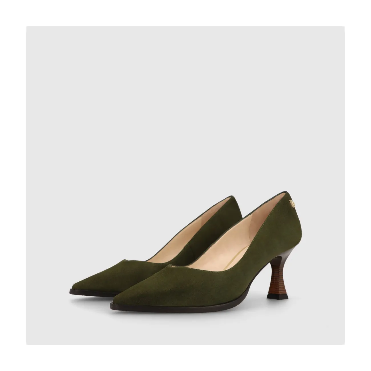 Green suede women's pumps | Shop LODI women's shoes online.