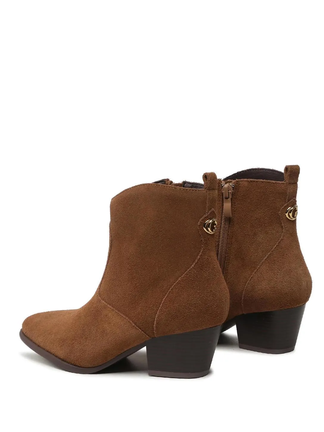 Guess Boyta Cognac Suede Boots - Buy at Outlet Prices!