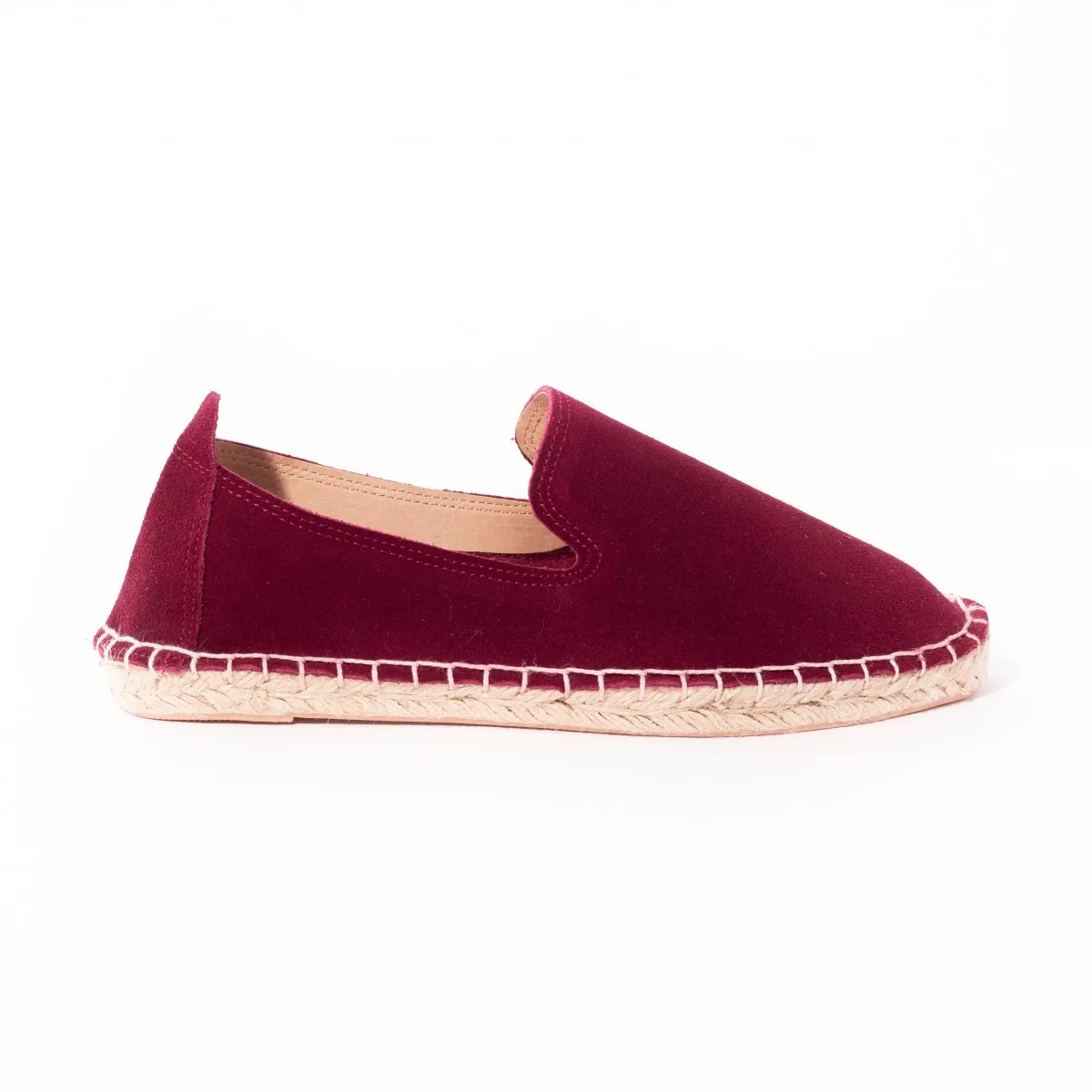 Ichi - Espadrille en daim bordeaux