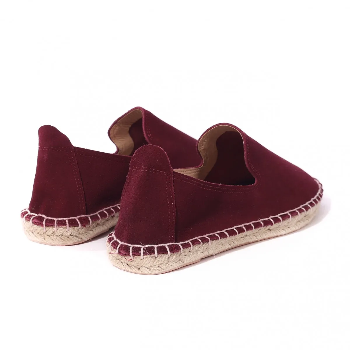 Ichi - Espadrille en daim bordeaux