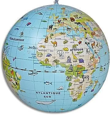 Inflatable Animal Globe 50 cm