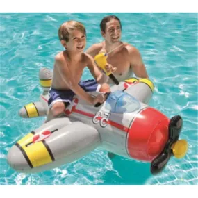 Inflatable water gun airplane.