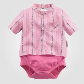 ISA Edelweiss Baby Bodysuit with Chest Pocket ⋆ Lehner Versand