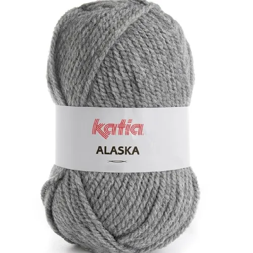 Katia Alaska yarn, color 43 gray medium