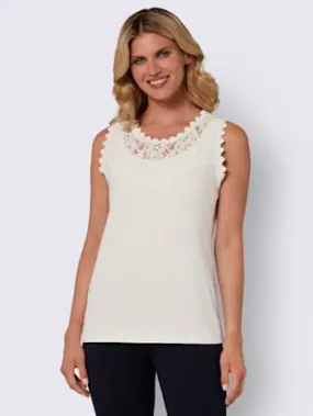 Lace Detail Tank Top