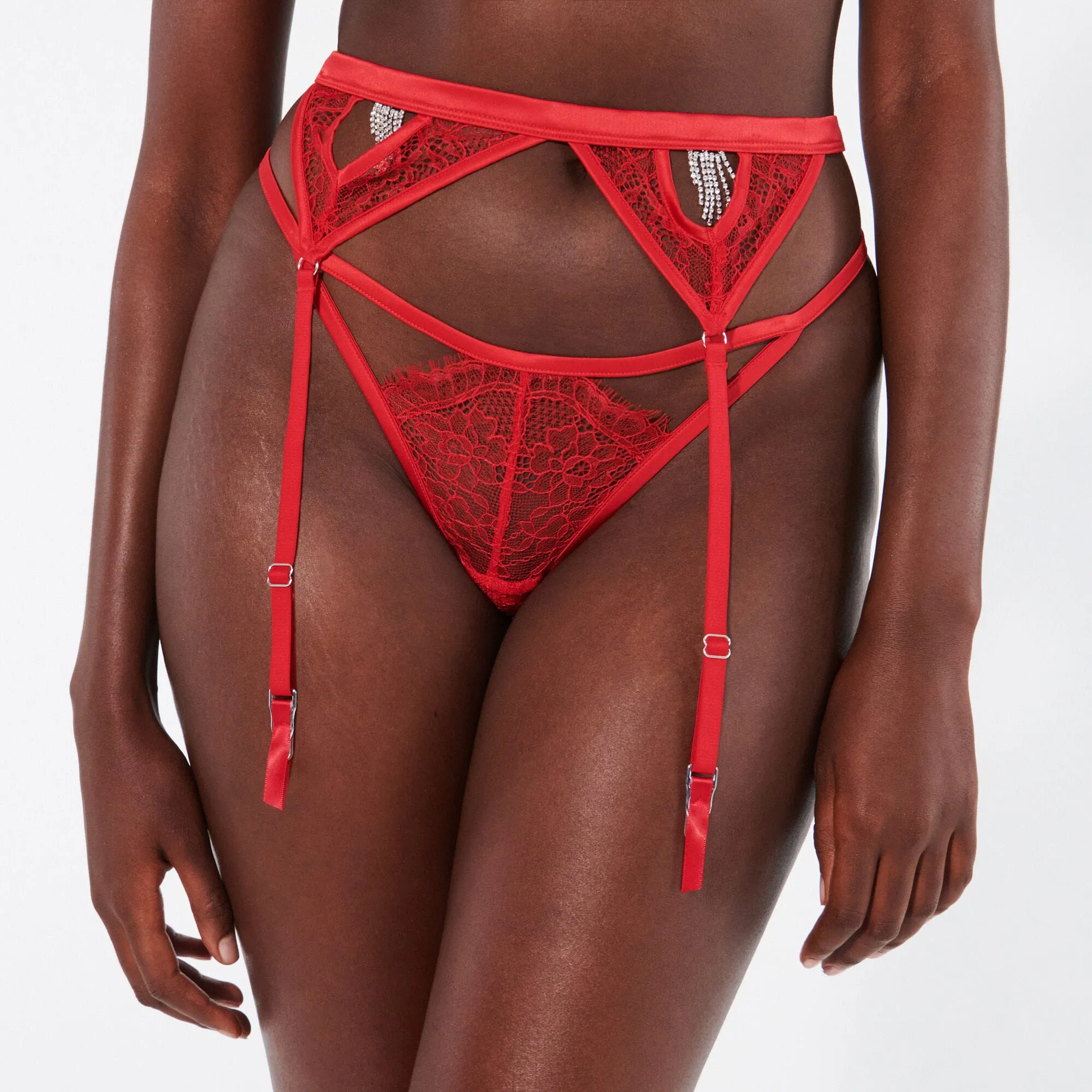 Lace Suspender Belt