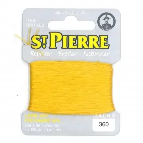 Laine Saint Pierre gold thread n°360 for darning / embroidery.